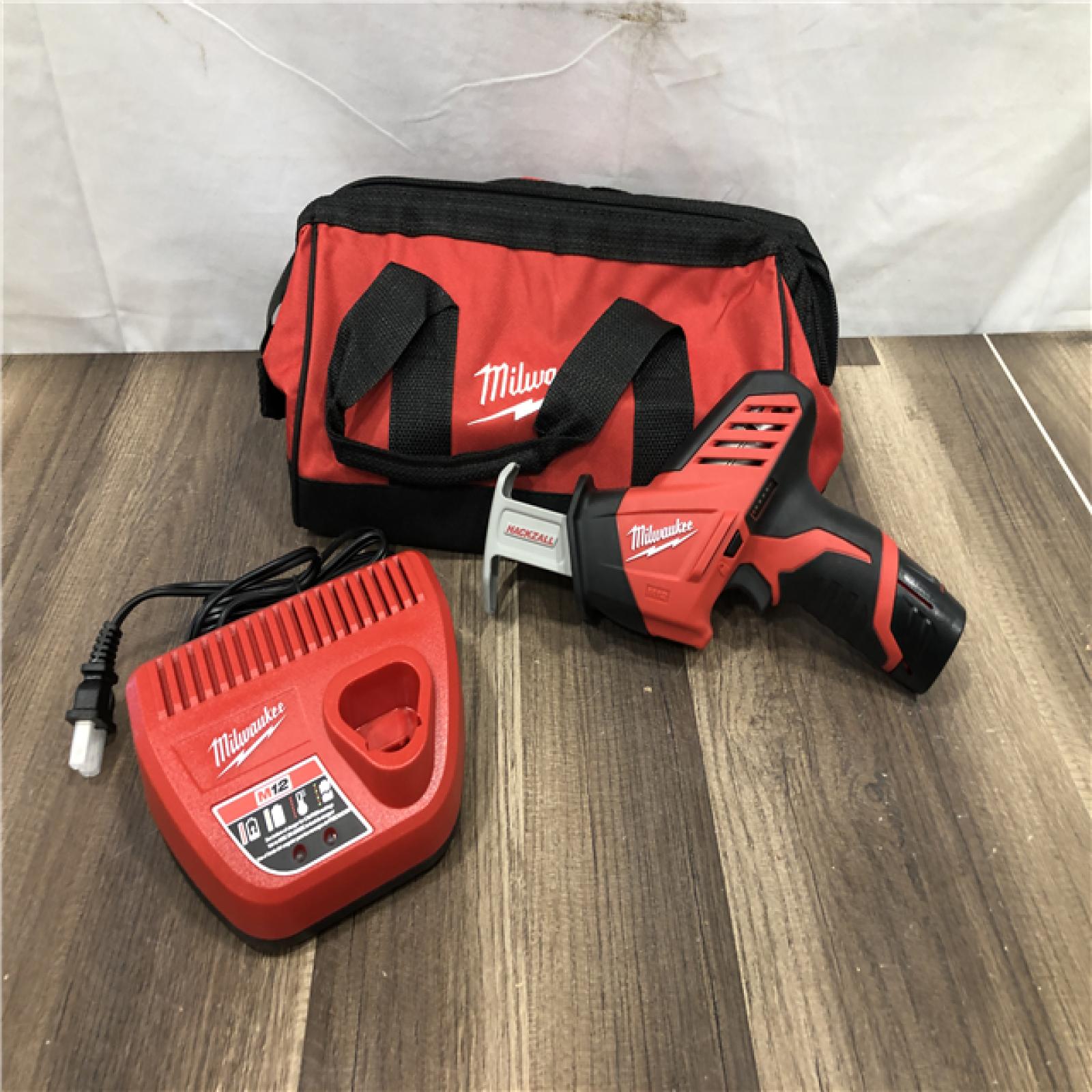 AS-IS Milwaukee 12V Lithium-Ion HACKZALL Cordless Reciprocating Saw Kit