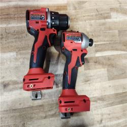 HOUSTON LOCATION - AS-IS Milwaukee 18V Lithium-Ion Brushless Cordless Compact Drill/Impact Combo Kit