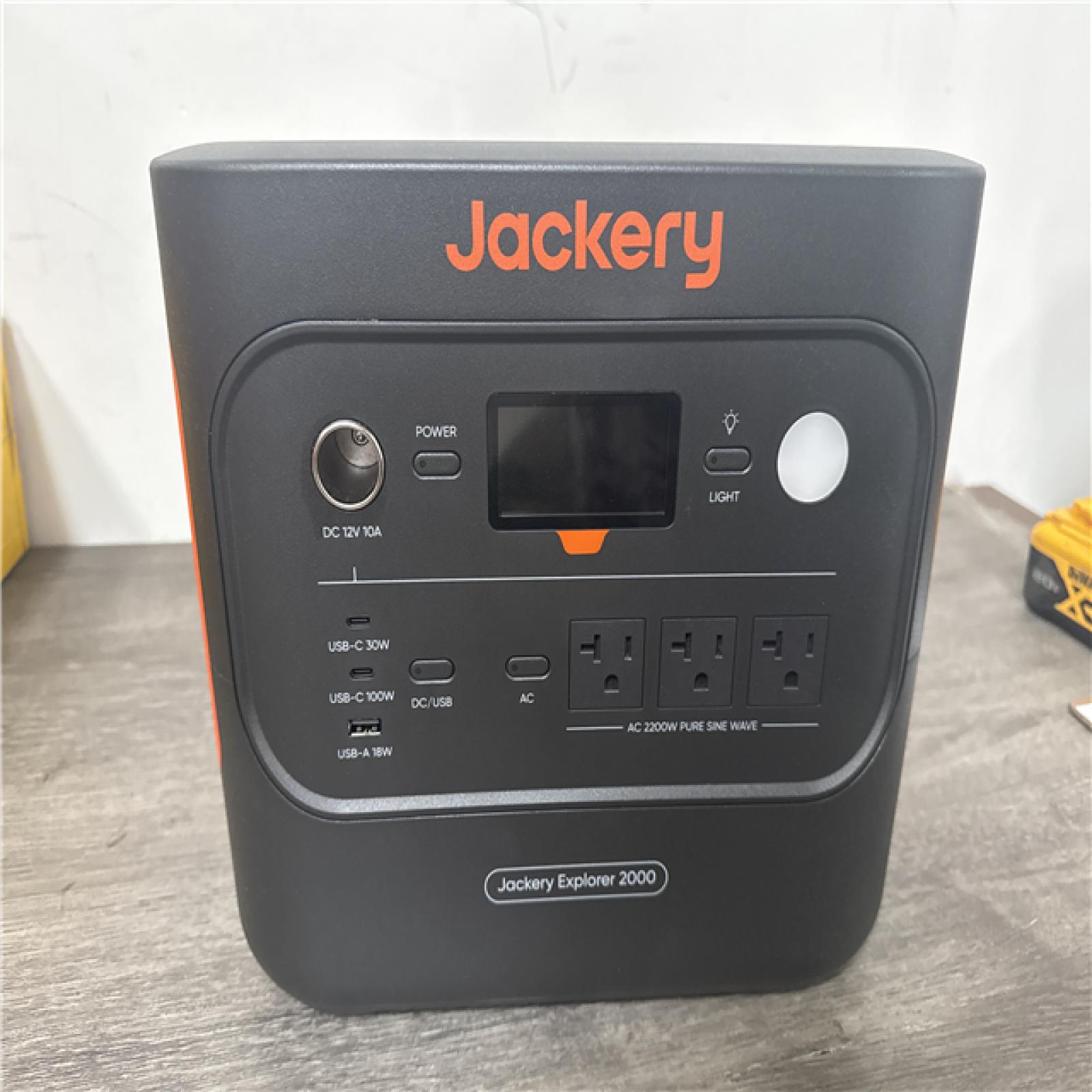 CALIFORNIA LIKE NEW JACKERY EXPLORER 2000 SOLAR GENERATOR