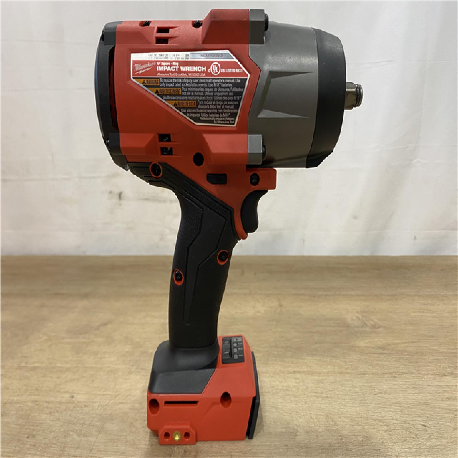 AS-IS Milwaukee FUEL 18V Lithium-Ion Brushless Cordless 1/2 in. Impact Wrench with Friction Ring (Tool-Only)