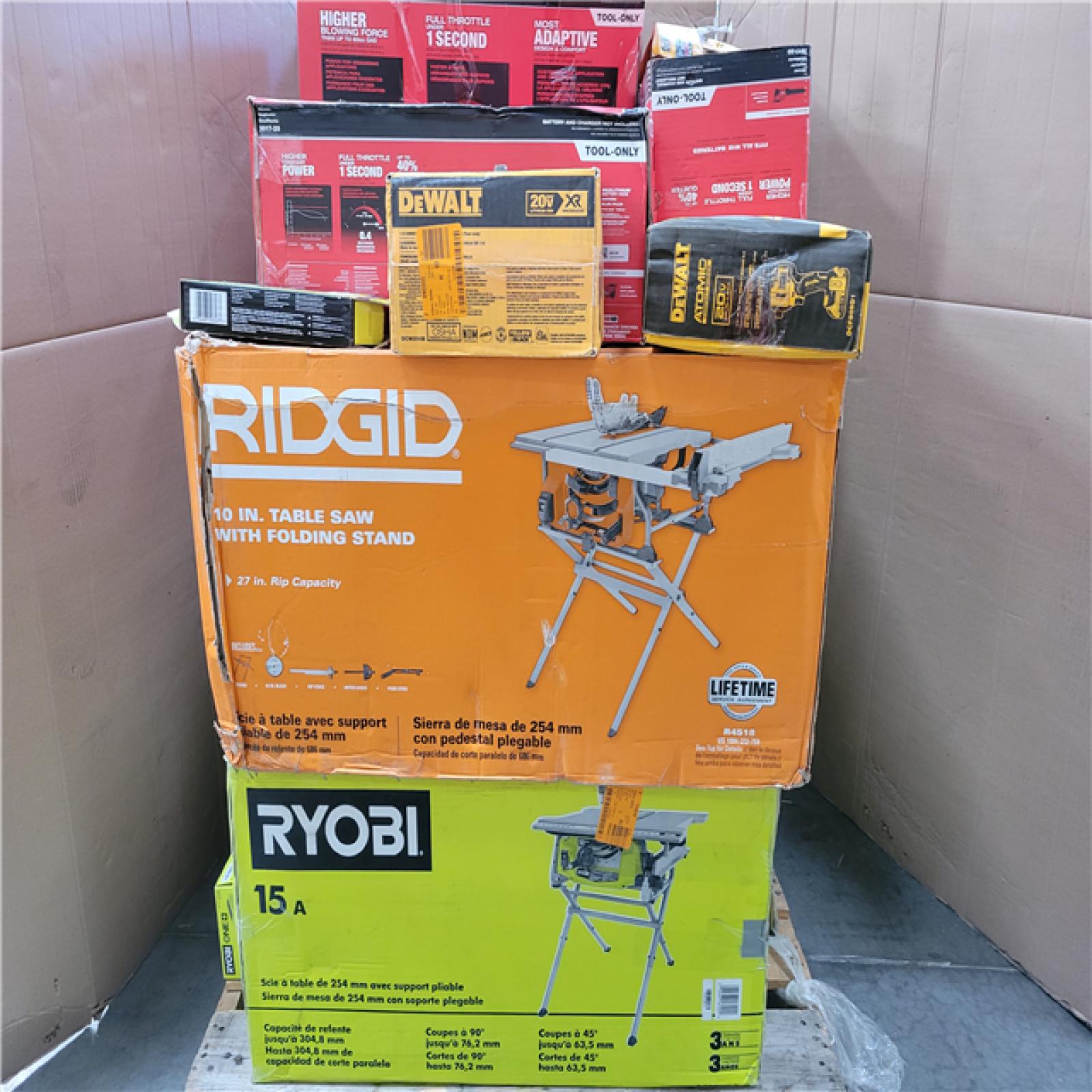 CALIFORNIA AS-IS TOOL PALLET