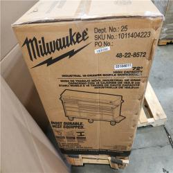 Phoenix NEW Milwaukee High Capacity 72 in. W x 22 in. D 18-Drawer Mobile Workbench with Solid Wood Top