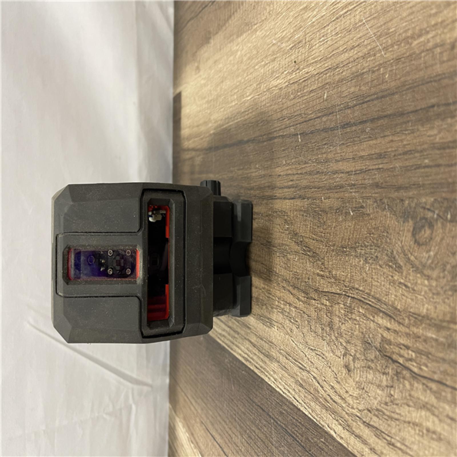 AS-IS Milwaukee 12-Volt Lithium-Ion Cordless Green 125 ft. Cross Line and Plumb Points Laser Level (Tool-Only)