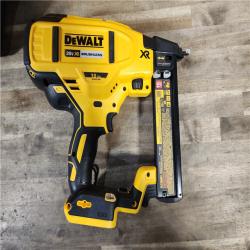 HOUSTON LOCATION - AS-IS DeWALT DCN681D1 20-Volt MAX 18ga Cordless Brushless Narrow Crown Stapler Kit