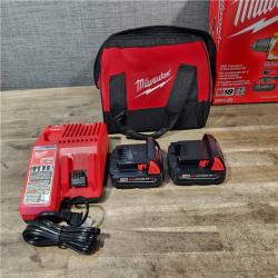 HOUSTON LOCATION - AS-IS Milwaukee 18V Cordless Brushed 2-Tool Drill/Driver and Impact Driver Kit
