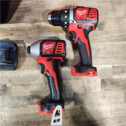 HOUSTON LOCATION - AS-IS Milwaukee M18 Brushed Cordless (2-Tool) Drill/Driver and Impact Driver Kit