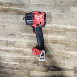 HOUSTON LOCATION - AS-IS Milwaukee M18 18V Fuel 1/2 Mid-Torque Impact Wrench Cordless Lithium-Ion Brushless (Tool-Only) with Friction Ring 2962-20