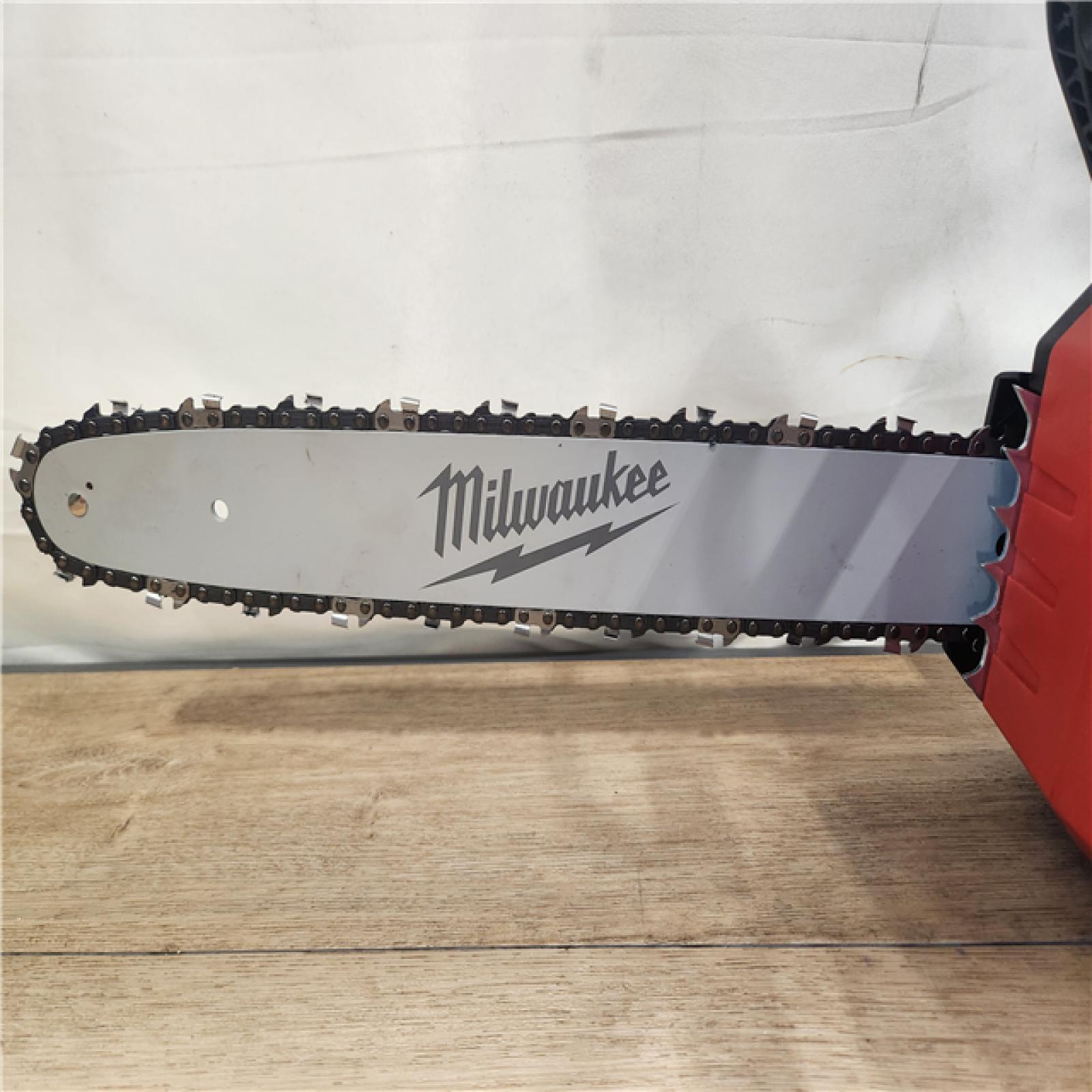 AS-IS- Milwaukee FUEL 16 in. 18V Lithium-Ion Brushless Battery Chainsaw (Tool-Only)