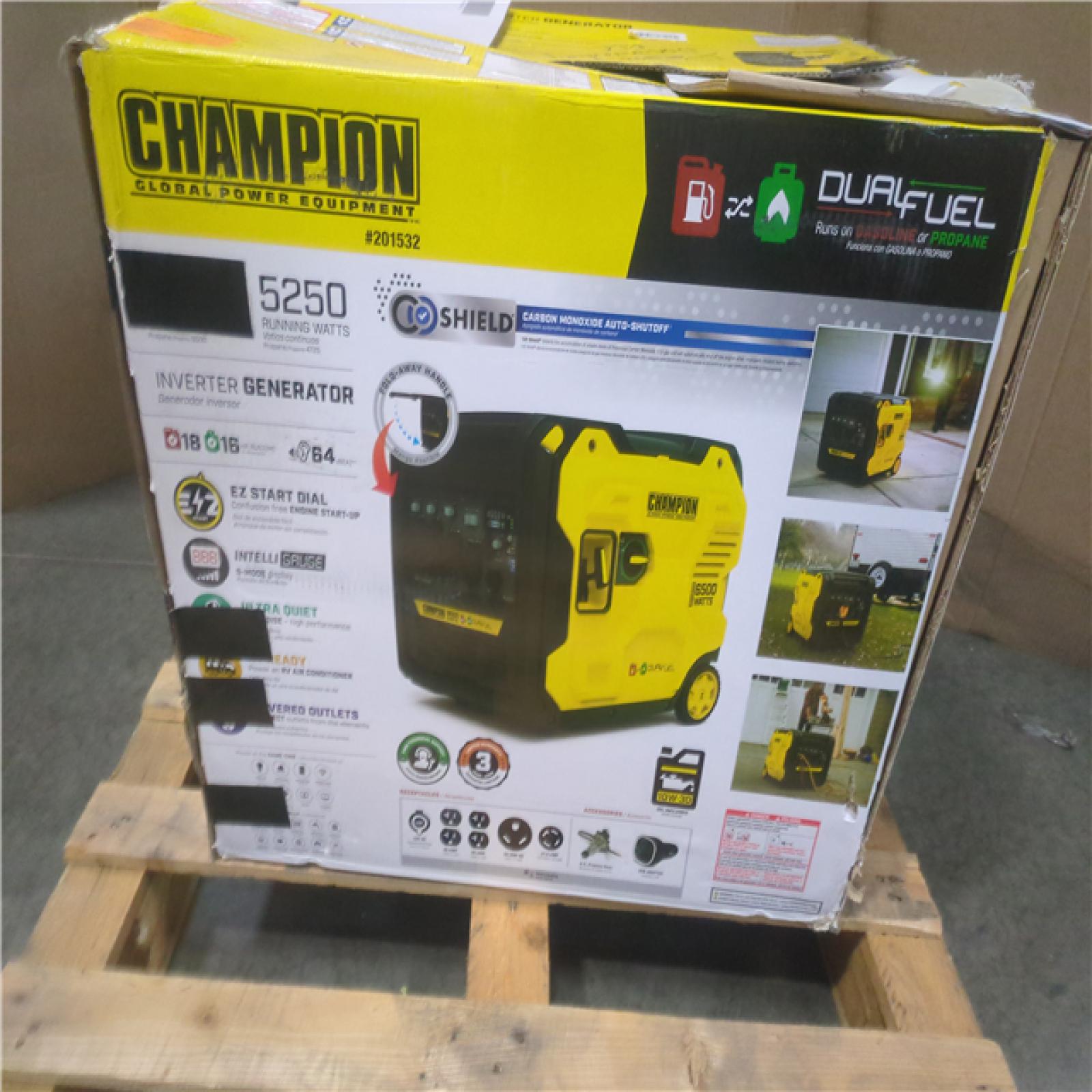 CALIFORNIA AS-IS CHAMPION PORTABLE POWER GENERATOR