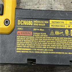 AS-IS DEWALT 20V MAX XR 18 Gauge Brad Nailer Kit