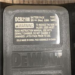 AS-IS DEWALT 20V XR Lithium-Ion Starter Pack with 8.0 Ah and 4.0 Ah Battery Packs and Charger