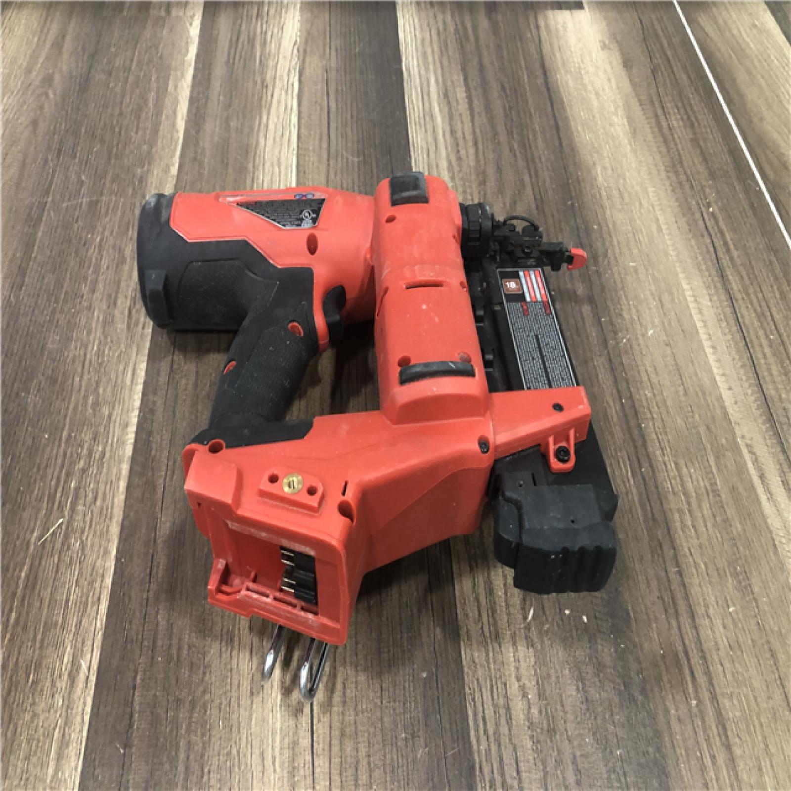 AS-IS Milwaukee FUEL 18-Volt Lithium-Ion Brushless Cordless Gen II 18-Gauge Brad Nailer (Tool-Only)