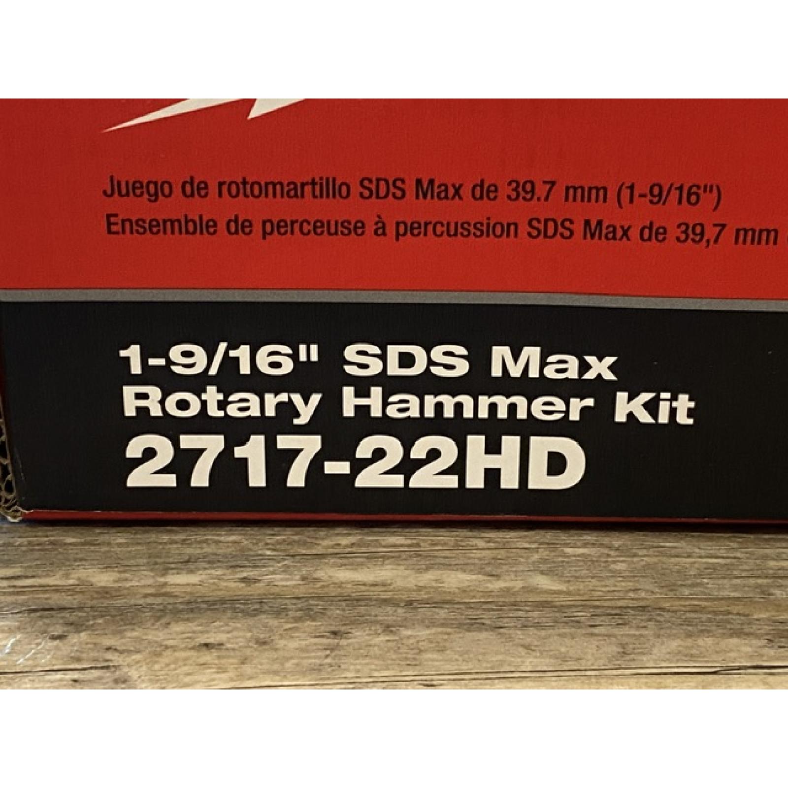 NEW - Milwaukee FUEL 18V Lithium-Ion Brushless Cordless 1-9/16 in. SDS-Max Rotary Hammer Kit