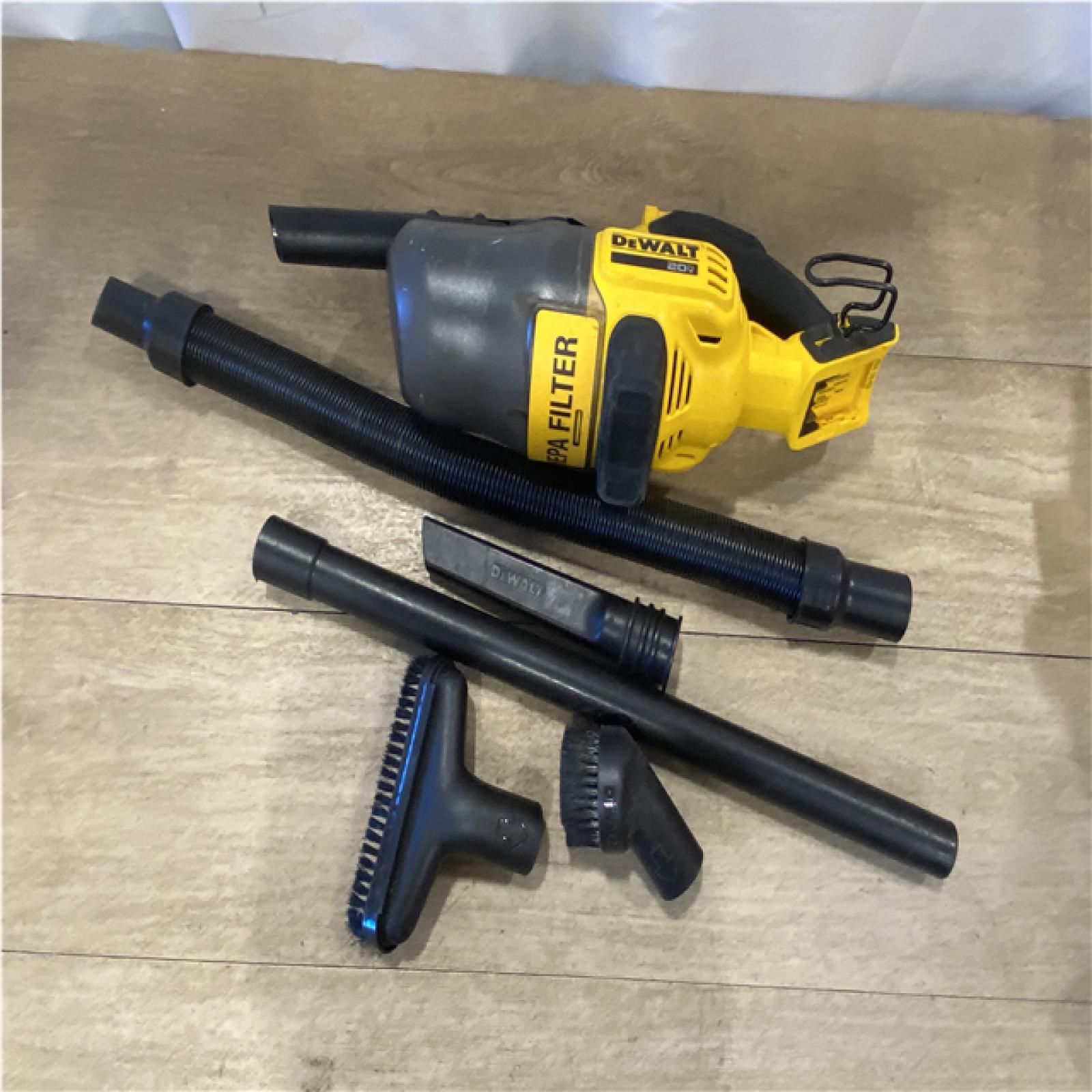 as-is DEWALT Bagless 20V MAX Stick Cordless General Dirt Filter Handheld Vacuum (Tool Only)