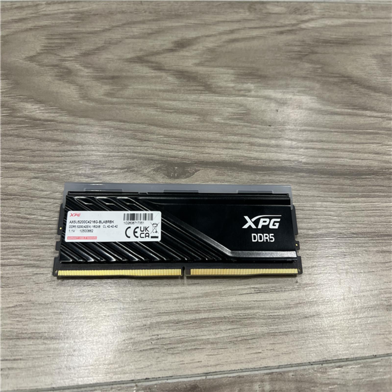 AS-IS XPG AX5U5200C4216G-BLABRBK 16GB RAM DDR5 5200MHz