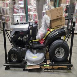 DALLAS LOCATION- Murray MT100 42 in. 13.5 HP 500cc E1350 6-Speed Manual Gas Riding Lawn Tractor Mower