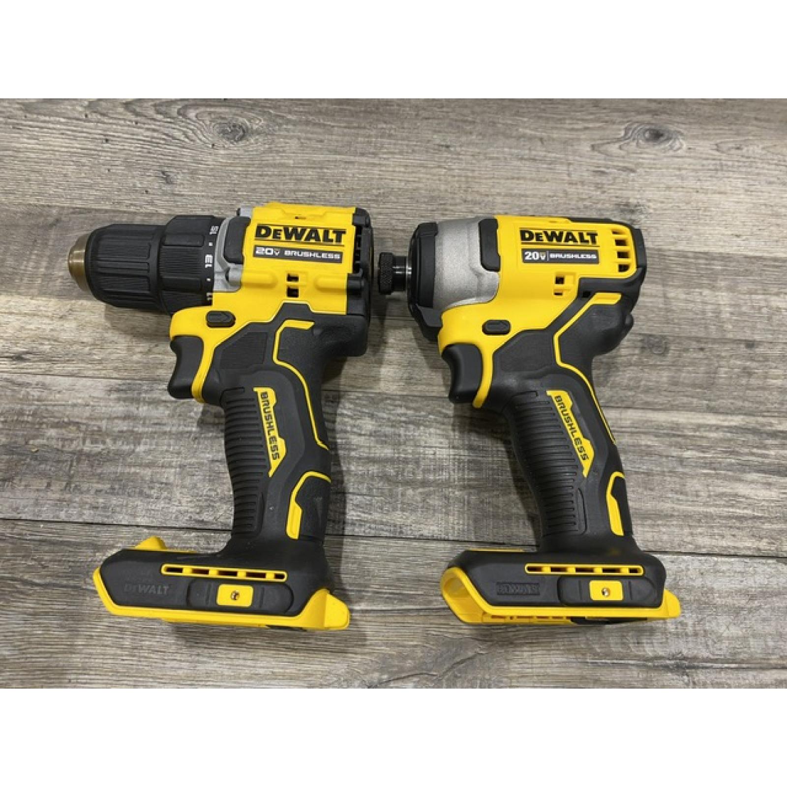 AS-IS DEWALT ATOMIC 20-Volt MAX Lithium-Ion Cordless (2-Tool) Combo Kit