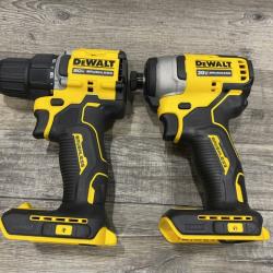 AS-IS DEWALT ATOMIC 20-Volt MAX Lithium-Ion Cordless (2-Tool) Combo Kit