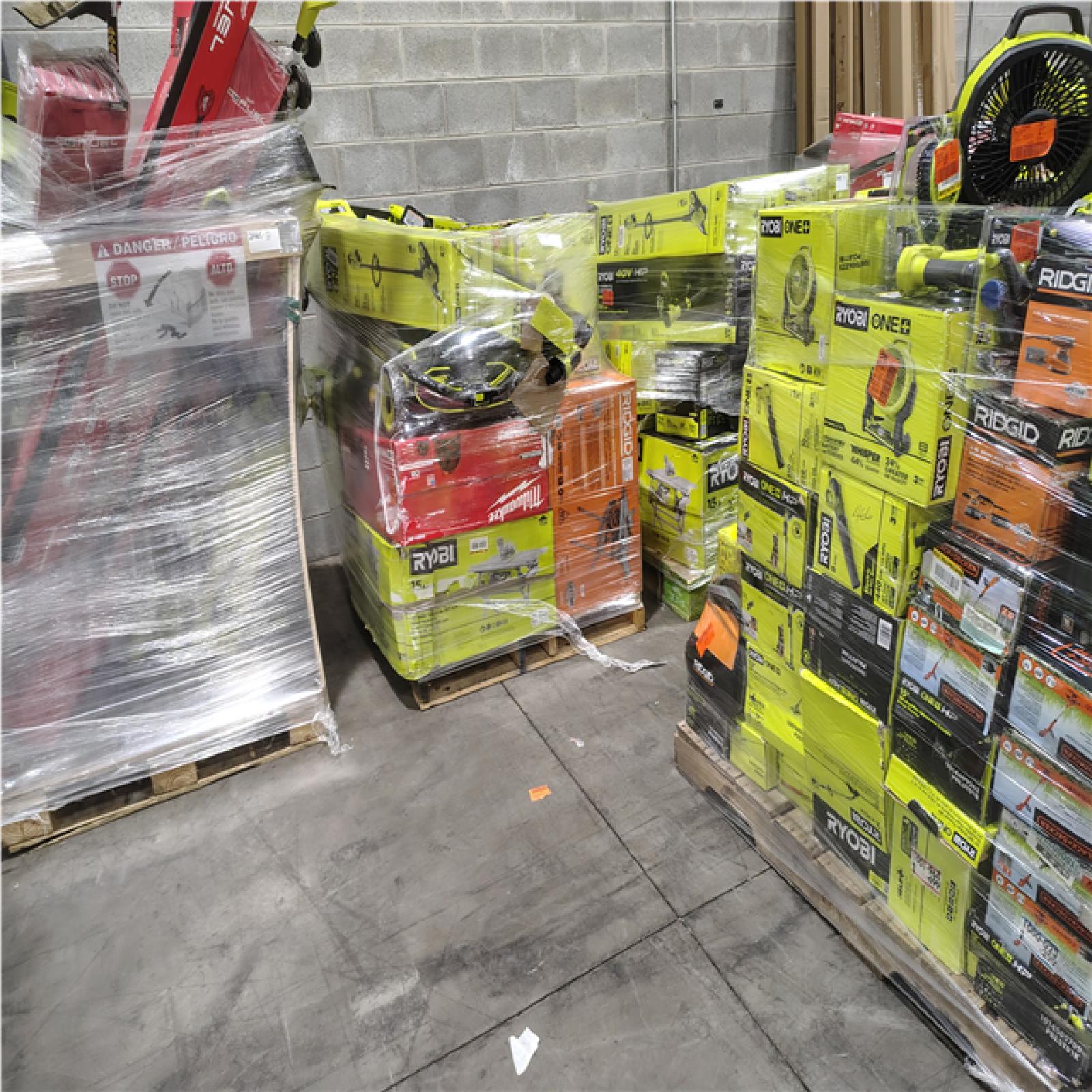 Pittston Location As-Is Power Tools Partial Truckload (10 Pallets) 2465-B