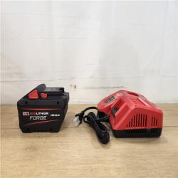 AS-IS- Milwaukee 18-Volt Lithium-Ion REDLITHIUM FORGE Starter Kit with 12. 0Ah Battery and Charger