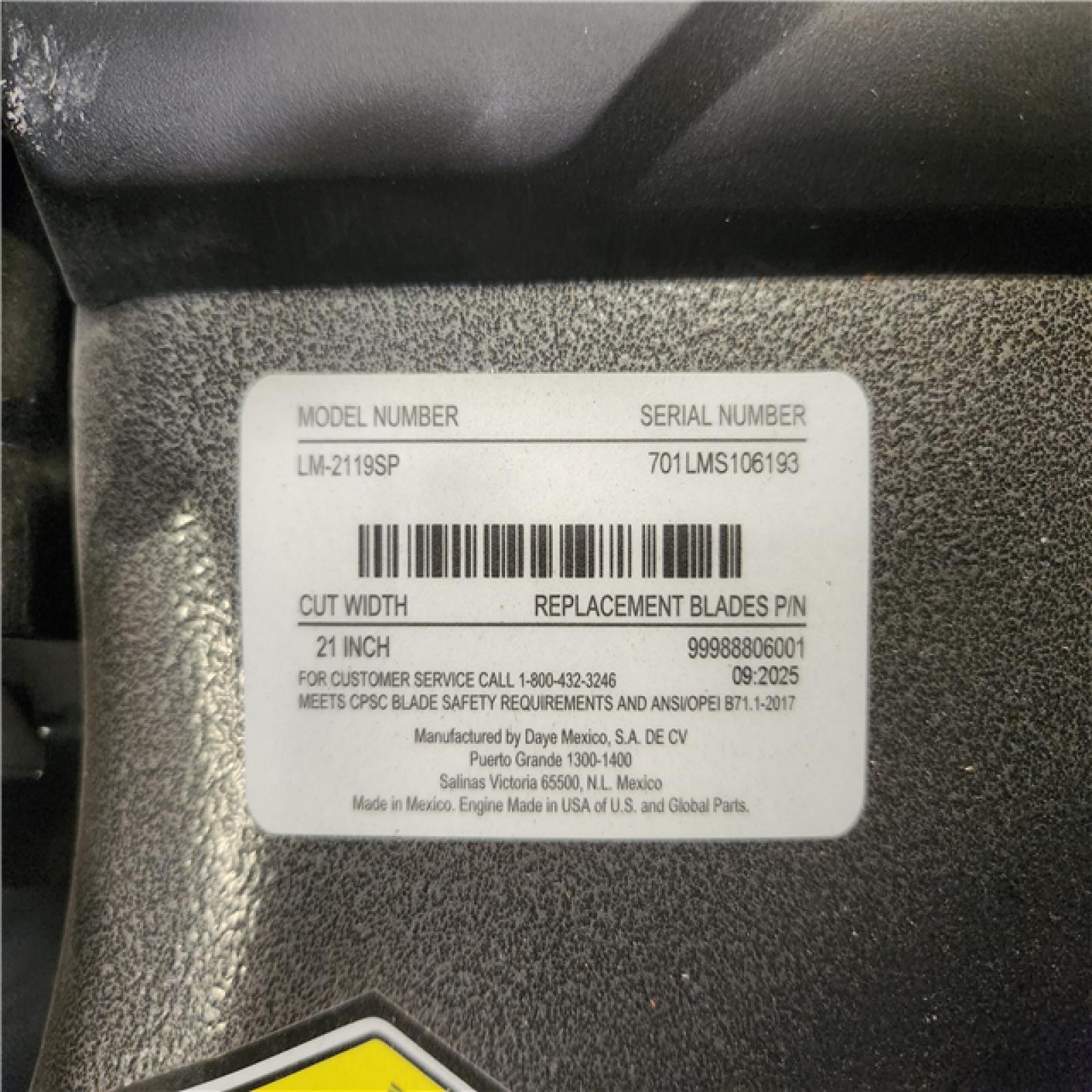 Phoenix LIKE NEW ECHO 21 in. 190 cc Briggs and Stratton Gas 3-in-1 Dual Blade RWD Self-Propelled Lawn Mower with Single Lever Deck Adjustment