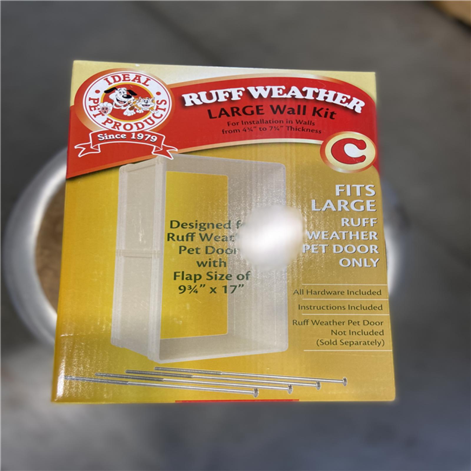 NEW! - Ideal Pet Products 9.75 in. x 17 in. Large Ruff Weather Wall Kit for In-Wall Install of Large Ruff Weather Dog and Pet Doors - (3 UNITS)