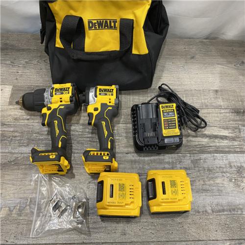 AS-IS DEWALT 20V MAX XR Hammer Drill and ATOMIC Impact Driver 2 Tool Cordless Combo Kit