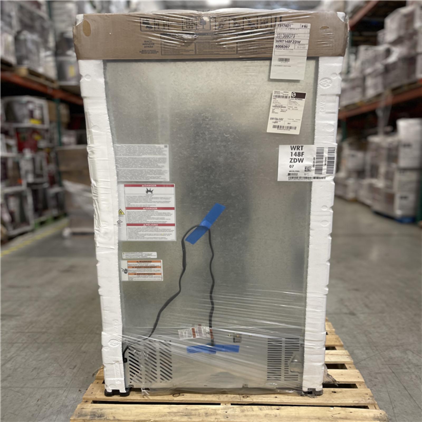 DALLAS LOCATION- Whirlpool 30 in. 18.3 cu. ft. Top Freezer Refrigerator in White