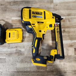 HOUSTON LOCATION - AS - IS DEWALT 20V MAX XR Lithium-Ion Cordless 18-Gauge Narrow Crown Stapler Kit