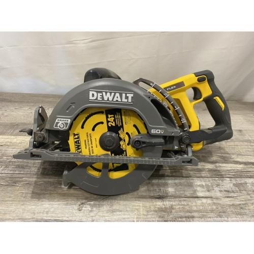 AS-IS DEWALT FLEXVOLT 60V MAX Cordless Brushless 7-1/4 in. Wormdrive Style Circular Saw (Tool Only)