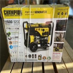DALLAS LOCATION - Champion Power Equipment 11,500/9,200-Watt Gasoline Powered Electric Start Portable Generator