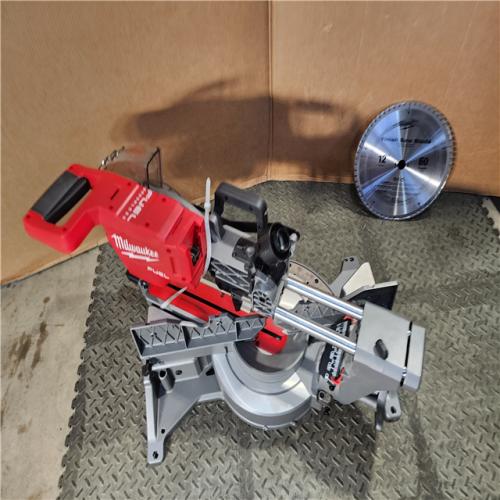 HOUSTON LOCATION - AS-IS M18 FUEL 18V Lithium-Ion Brushless Cordless 12 in. Dual Bevel Sliding Compound Miter Saw (Tool-Only)