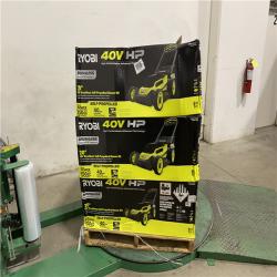 Dallas Location - As-Is RYOBI 40V HP Brushless 20 in. Cordless Electric Battery Walk Behind Self-Propelled Lawn Mower with 6.0 Ah Battery and Charger(Lot Of 6)
