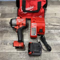 AS-IS Milwaukee FUEL 18V Lithium-Ion Brushless Cordless 1/2 in. Impact Wrench w/Friction Ring Kit