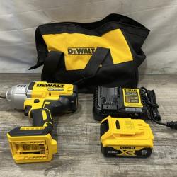 AS-IS DEWALT 20V MAX Lithium-Ion Cordless 1/2 in. Impact Wrench Kit