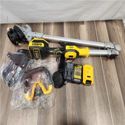 AS-IS - DeWalt 20V MAX 14 in. Brushless Cordless Battery Powered Foldable String Trimmer Kit with (1) 5 Ah Battery & Charger