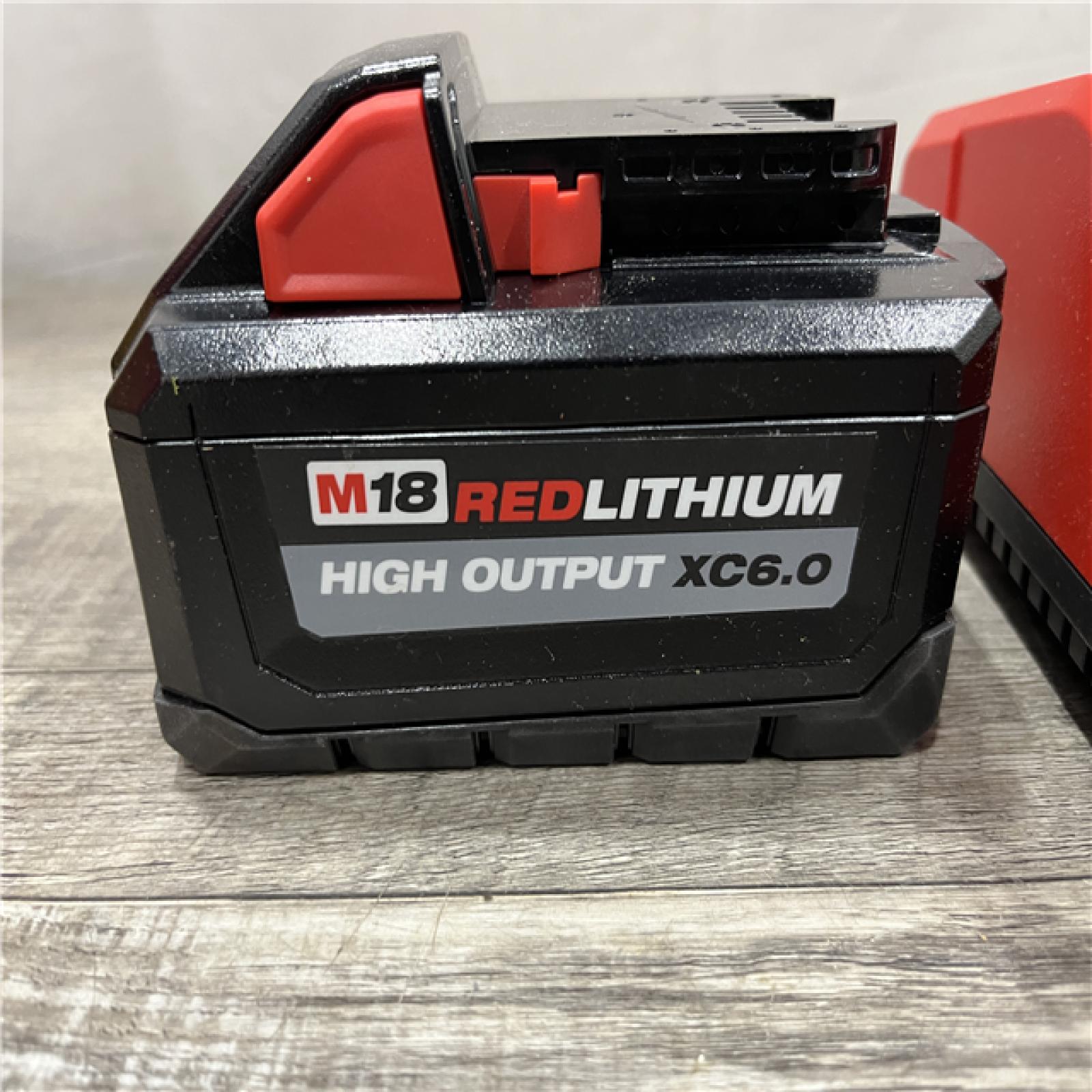 AS-IS Milwaukee 18-Volt Lithium-Ion High Output Starter Kit with 6.0 Ah Battery and Charger