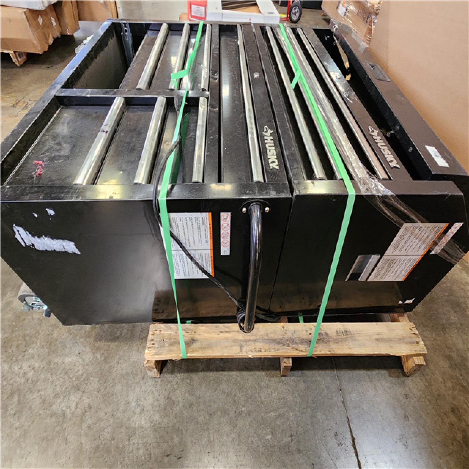 Phoenix AS-IS Husky Tool Storage 42 in. W x 18 in. D Standard Duty Black Tool Chest Combo