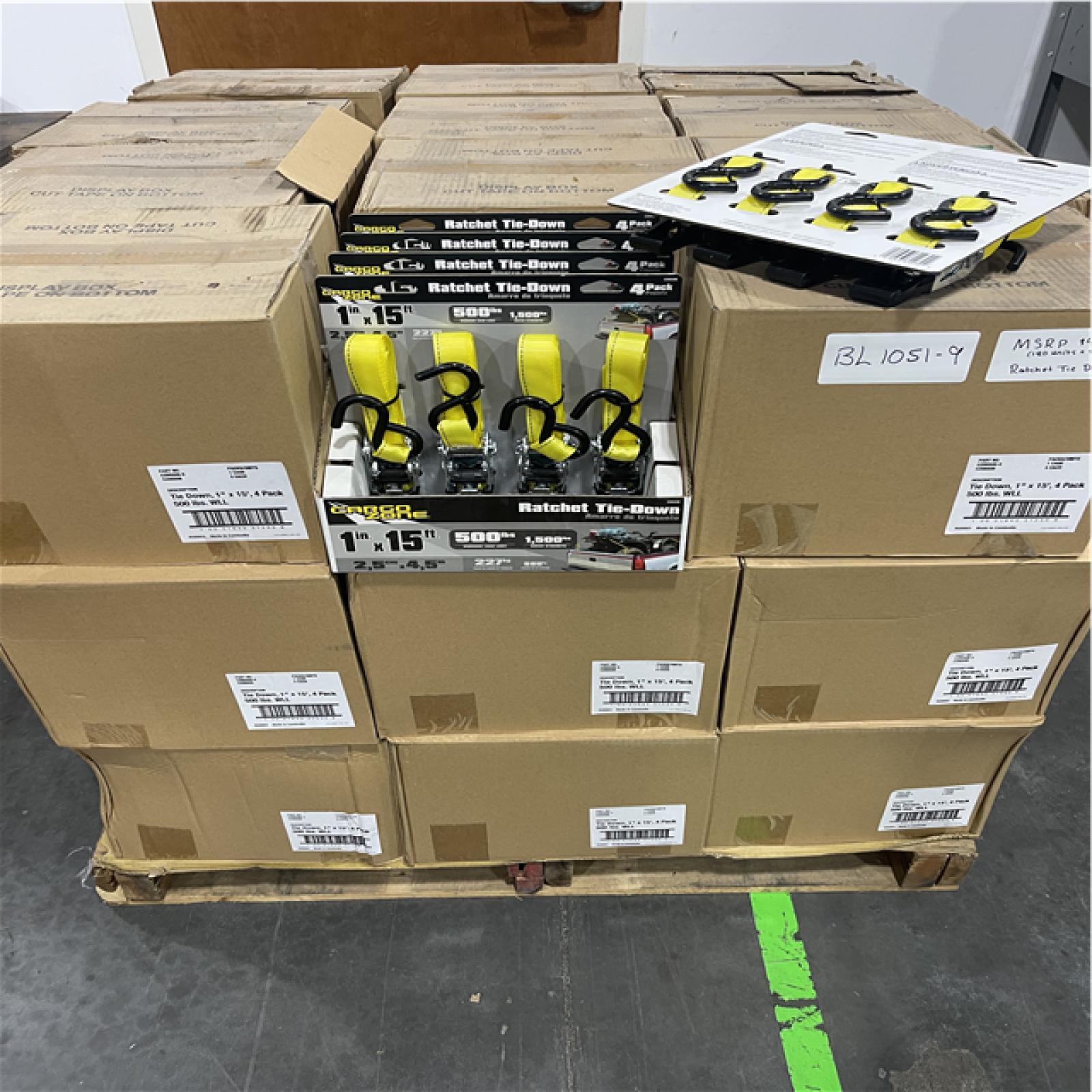 Atlanta Location New  Rachet Tie-Down 180 Units (ONe Pallet)  BL1051-9