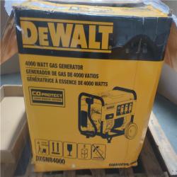 CALIFORNIA AS-IS DEWALT 4000 WATT GAS GENERATOR