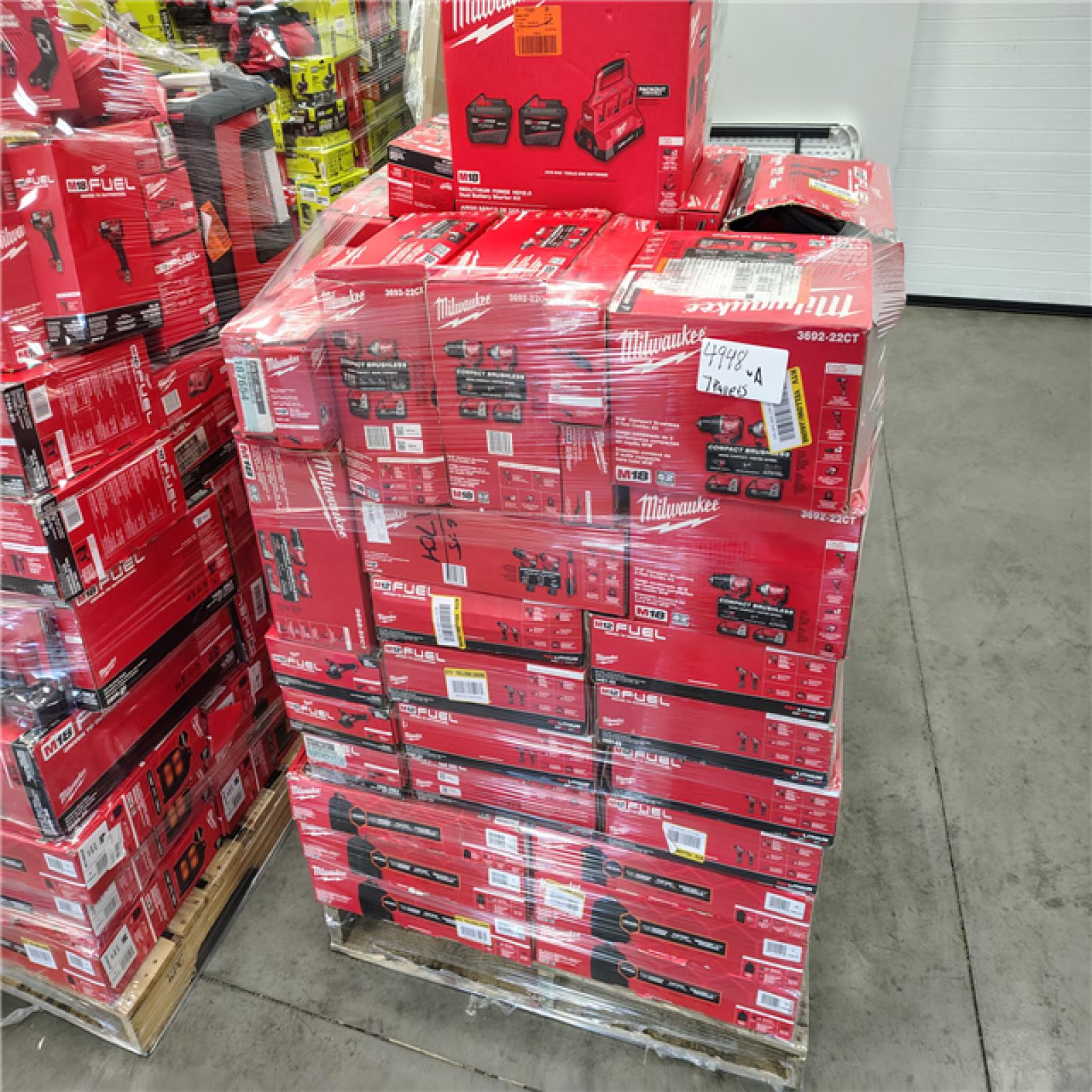 Pittston Location As-Is Power Tools Partial Truckload (7 Pallets) 4948-A