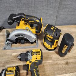 HOUSTON LOCATION - AS-IS DEWALT 4 TOOL COMBO KIT W/ (2) BATTERY & CHARGER