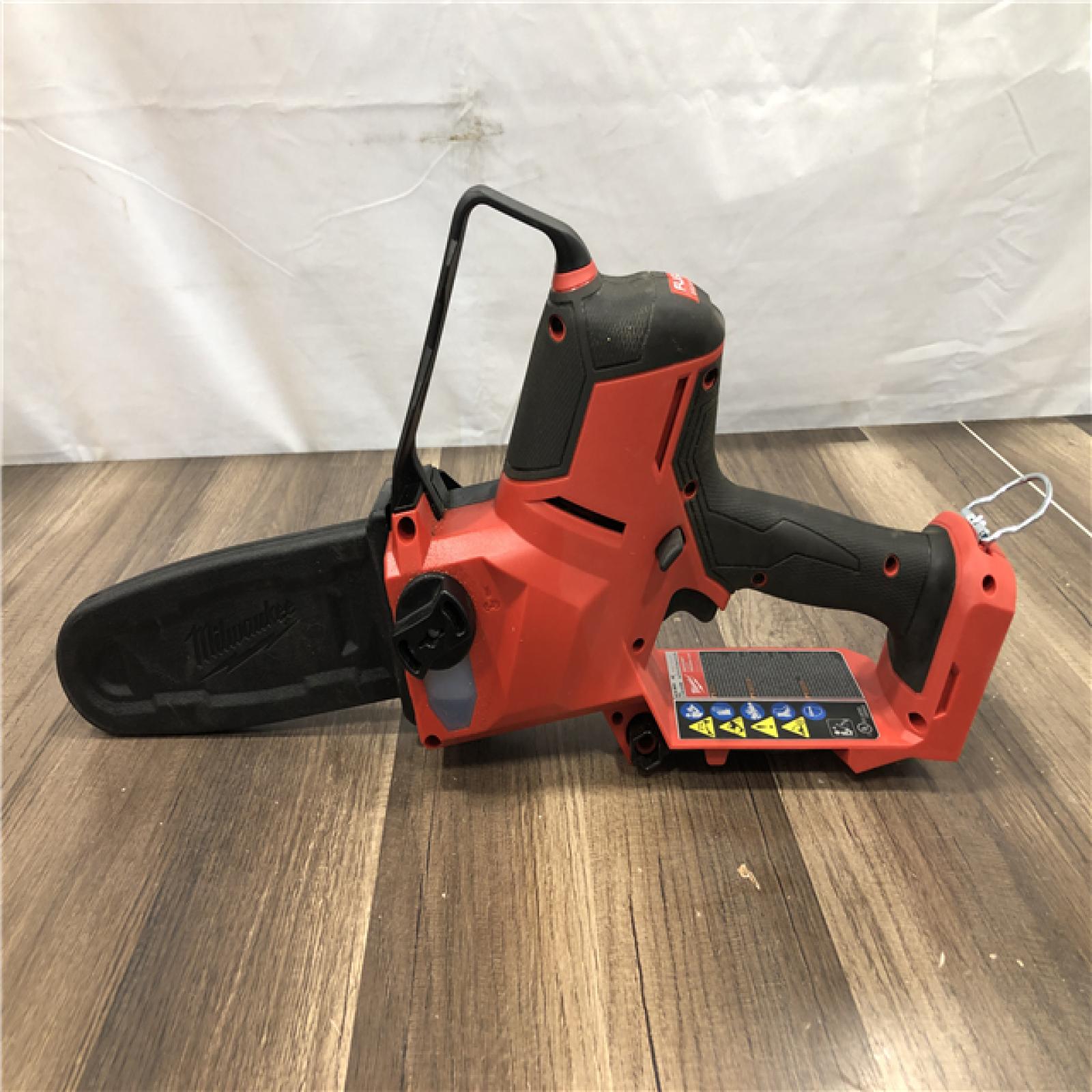 AS-IS Milwaukee FUEL 18V Lithium-Ion Brushless Battery 8 in. HATCHET Pruning Saw (Tool-Only)