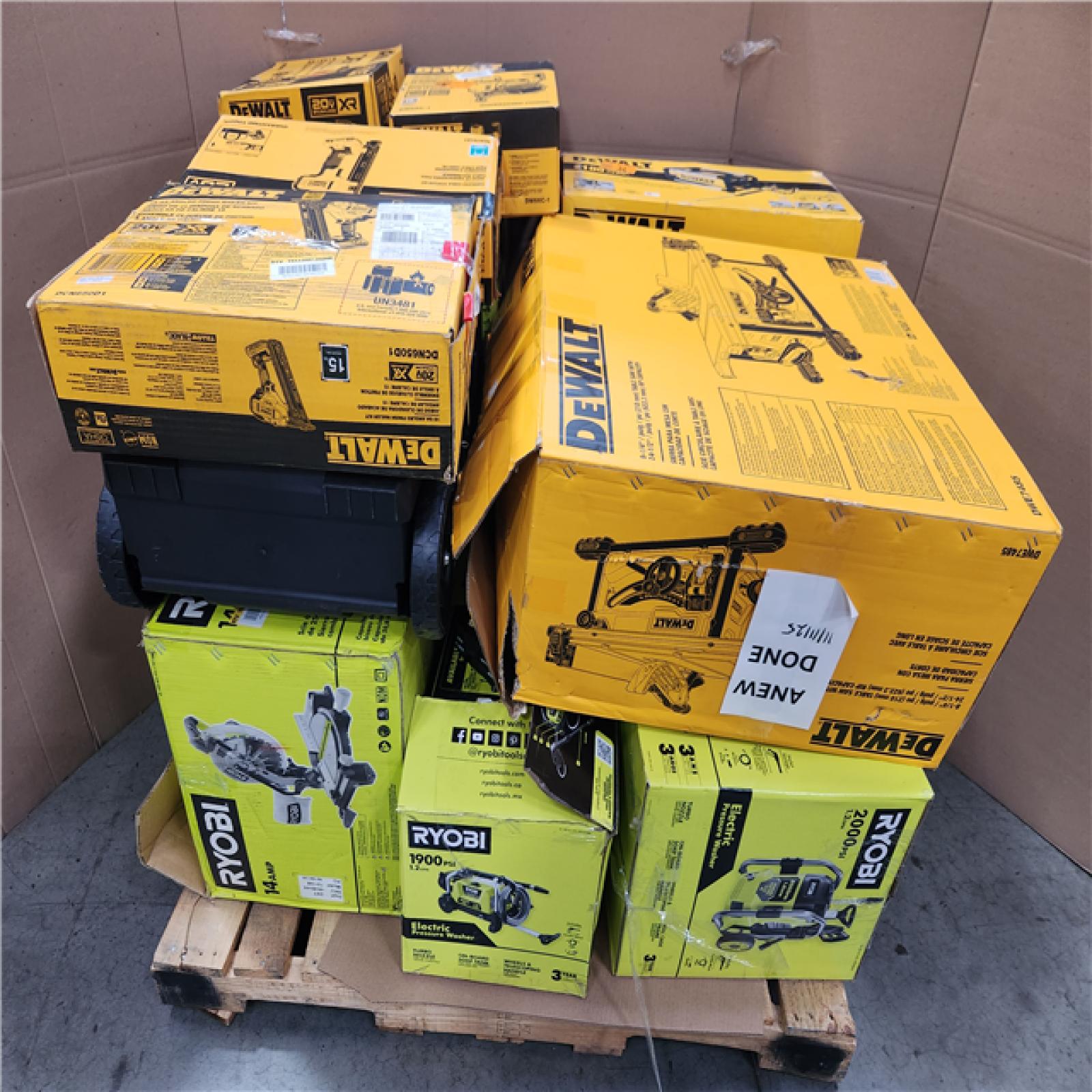 CALIFORNIA AS-IS TOOL PALLET