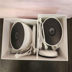 Phoenix AS-IS Google Nest Indoor/Outdoor Wireless Smart Security Camera (Battery) (2-Pack)