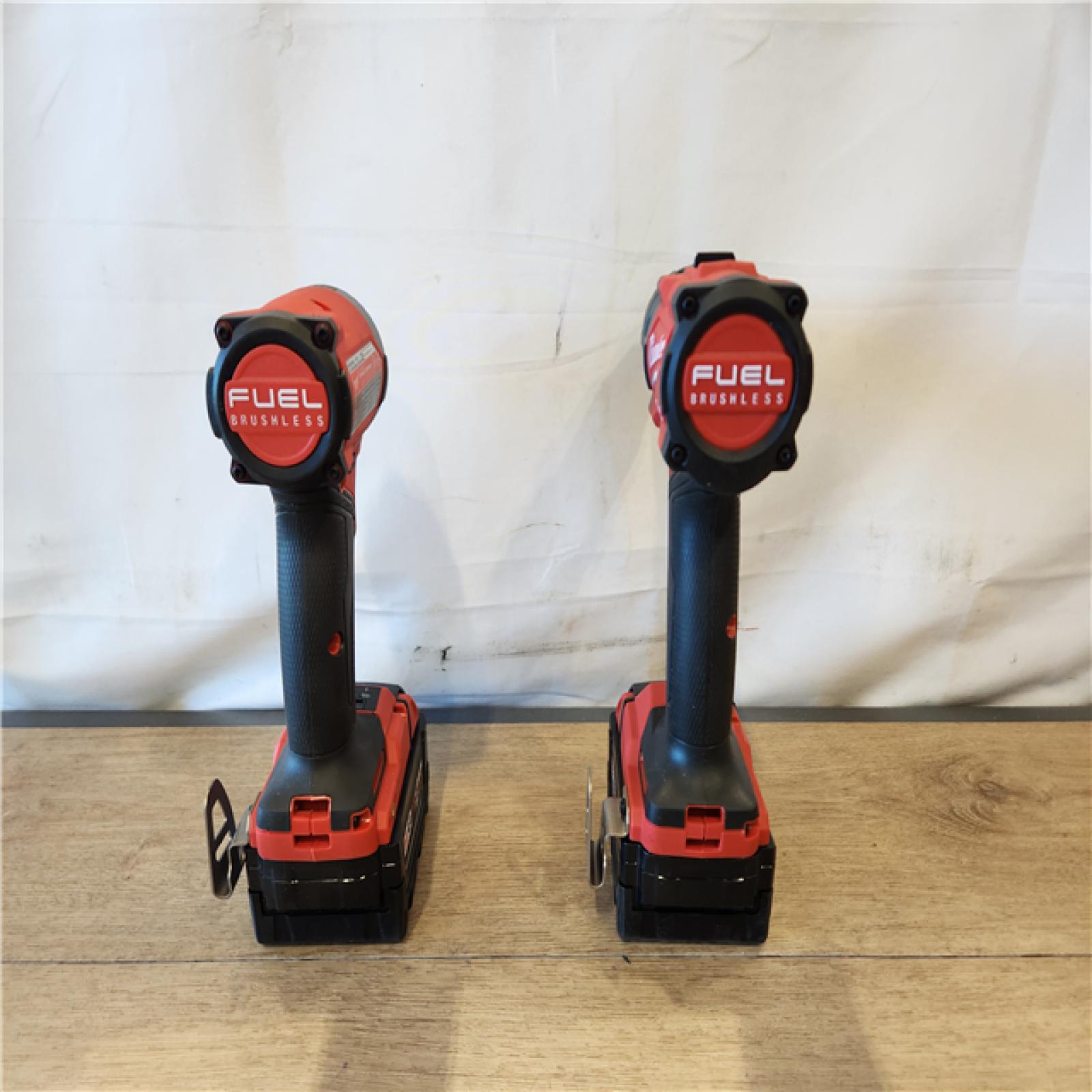 AS-IS- Milwaukee  FUEL 18V Lithium-Ion Brushless Cordless Hammer Drill and Impact Driver Combo Kit