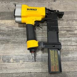 AS-IS DEWALT Corded Pneumatic 16-Gauge 1 in. Crown Lathing Stapler