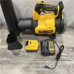 AS-IS DEWALT 20V MAX XR 550 CFM 133 MPH Cordless Battery Powered Blower Kit