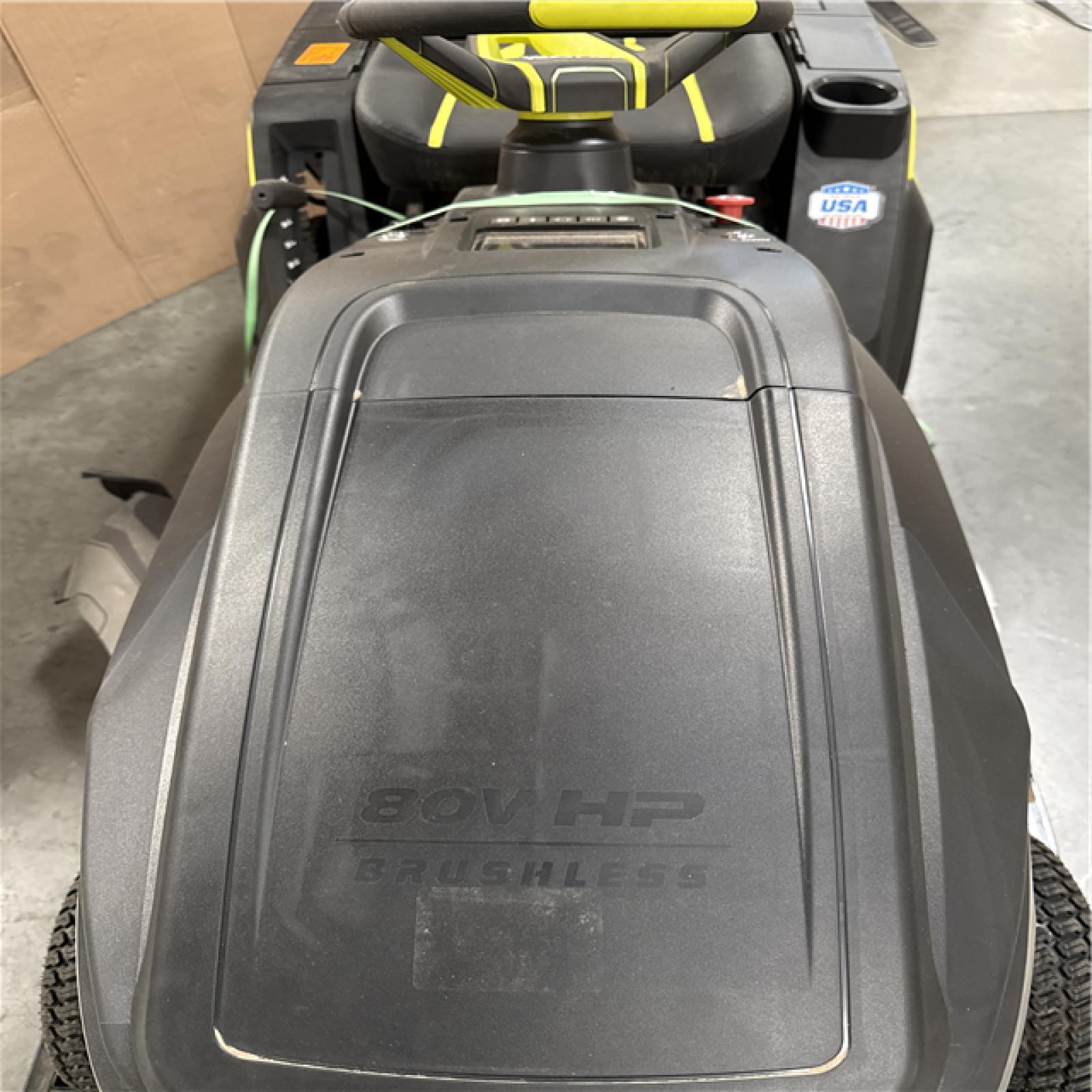 California AS-IS Ryobi 80V HP Riding Mower