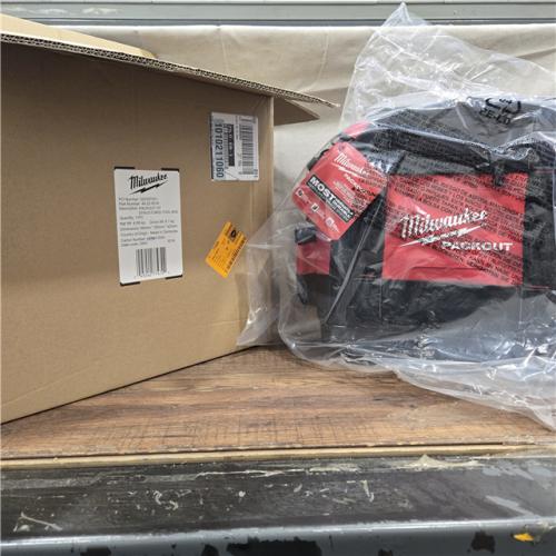LIKE-NEW Milwaukee PACKOUT 15 in. Structured Tear Resistant Layered Material Tool Bag W/Storable Padded Shoulder Strap - 48-22-8316